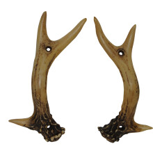 Conjunto de 2 puxadores de gaveta Antler Tan da Paseo Road by HiEnd Accents, estilo rústico western, 6 polegadas