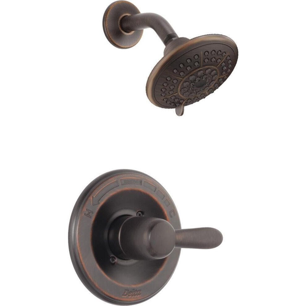 Photos - Shower System Delta Faucet Lahara 14 Series Single-Handle Shower Faucet Shower Trim Kit with 5-Spray Touch-Clean Shower Head Venetian Bron 