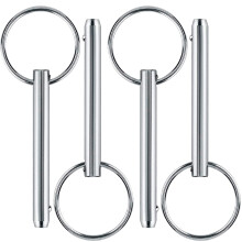 OIIKI 4 csomag gyorskiold csap tmroje 1/4""""(6.3mm) teljes hossz 2.32""""(59mm) effektv hossz 1.73""""(44mm)- 316 rozsdamentes acl bimini felso tus t