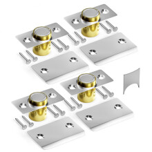 Tonitrui Silent Ball Catch Adjustable Strong Magnet Door Catch Using Noise Free Replacing Door Ball Catch with Identical Installation Dimension(4 P