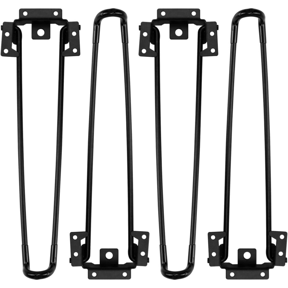 Enenes 4Pcs Folding Hairpin Table Legs 20.4 Inch Heavy Duty Steel Legs Tool-Free Installation Space-Saving Design For Coffee Tables Desks Indoor Ou 715968646183