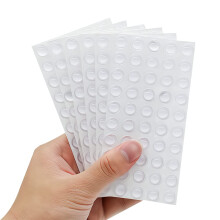 COVERCORNER Super Hoge Viscositeit Kastdeur Bumpers -200 stuks 2/5? diameter Heldere zelfklevende Pads Glasbeslag Bumpers voor Lades Glazen Bladen Kl