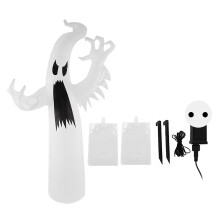 (As show, One size) Halloween Decoration Inflatable Ghosts Halloween Ghost Inflatable Decoration for Outdoor Use with LED Lights 2.4m