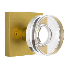coolnews Antique Brass Door Knob Crystal Door Knobs Passage Door Knobs Interior  Old Style Glass Door Knob Square Door Knob Antique Door Handle for Ha