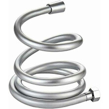 (As show, One size) Chrome 1.5M Shower Hose, Flexible, Anti-Corrosion, Explosion-Proof, Universal Stainless Steel Hose for Bathrooms.