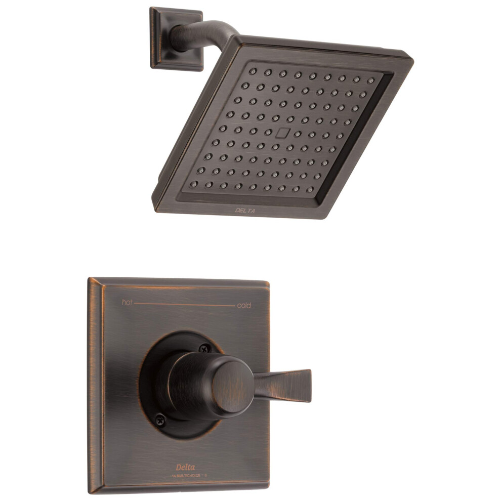 Delta Faucet Dryden 17 Series Dual-Function Shower Trim Kit with Single-Spray Touch-Clean Shower Head  Venetian Bronze  2.0 GPM Water Flow  T17251-RB--image-OPC-PGHSH7Q-NEW