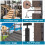 Muzata 20Pack Μαύρο Αόρατο Καλώδιο Ράγας 1/8" Swage Τεντωτήρας 3