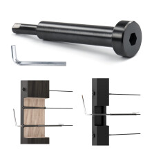 Muzata 20Pacote Kit de Corrimão de Cabo Invisível Preto 1/8" Tensionador Hardware T316