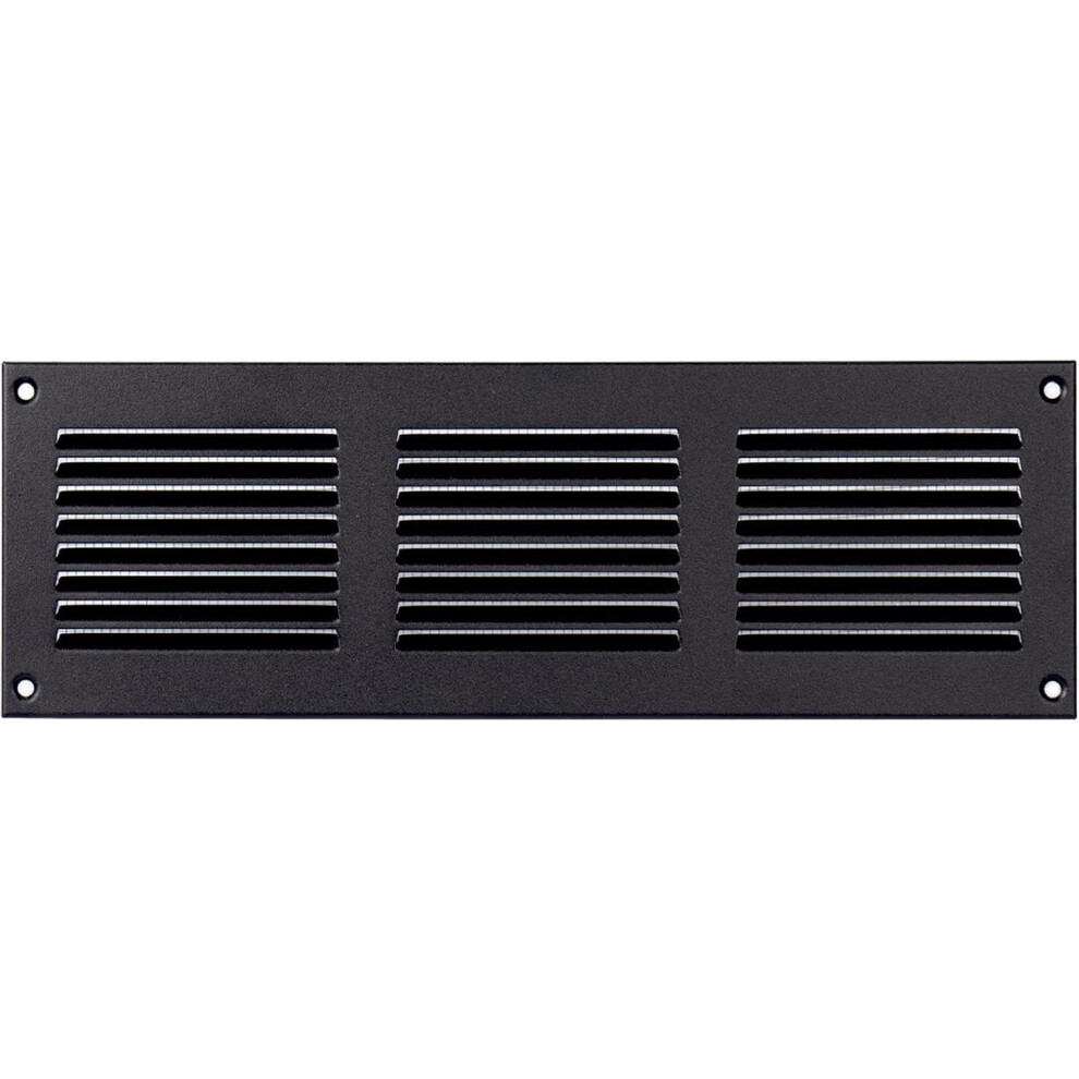 Repa Market Anthracite Air Vent Cover 12 X 4 Inch (Outer Dimensions) - Steel Return Air Grilles - For Ceiling And Sidewall - Hvac - With Protection Sc 4751038506885