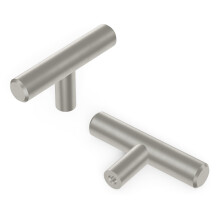 Hickory Hardware 1 Pacote de Puxadores de Armário de Cozinha Sólidos, Puxadores de Luxo para Portas e Gavetas, 2-3/8 Polegadas
