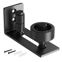 SMARTSTANDARD Skjutdörrs golvguide för justerbar rulle - 8 installationsalternativ för DIY - Platt design