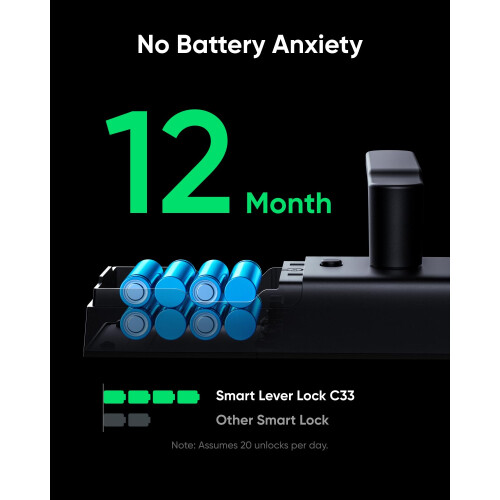 Eufy eufy Smart Lock C33 ??e?da??? p??ta? ????? ??e?d? ?e da?t????? ap?t?p??a ?a? ?a?? ??s??at????? Wi-Fi ???e?e???st???? ??s? efa?????? ????et???? ????p? 2