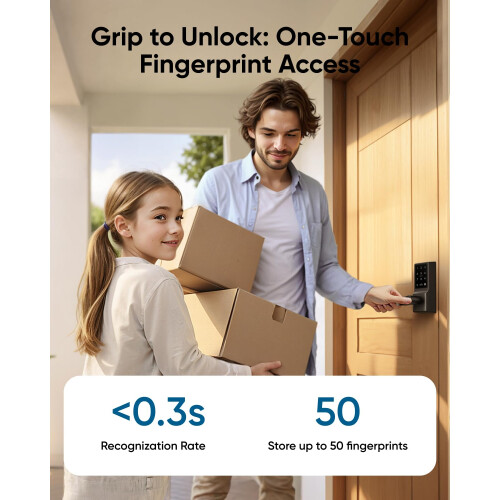 Eufy eufy Smart Lock C33 ??e?da??? p??ta? ????? ??e?d? ?e da?t????? ap?t?p??a ?a? ?a?? ??s??at????? Wi-Fi ???e?e???st???? ??s? efa?????? ????et???? ????p? 1