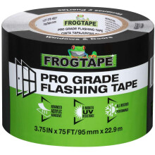 FrogTape Pro Grade Flashing Tape for Windows & Doors - All Weather & UV Resistant Flashing Tape with Advanced Acrylic Adhesive - 10 mils - 3.75 Inch W