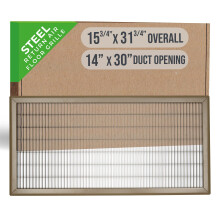 Geschikt voor 14x30 en 30x14 Luchtopening | Handua Retourlucht Rooster | Loopbaar Ventilatie Rooster