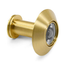 Earl Diamond - Door Viewer Puphole en laiton massif de 200 degres Peenes de securite avec couverture d'intimite rotative lourde pour 1-3 / 8 """" a