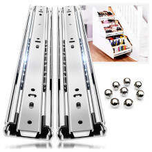 YENUO Zware ladegeleiders Volledig uittrekbare zijmontage 12 14 16 18 20 22 24 26 28 30 32 34 36 40 inch Metalen rails Spoorgeleiderglijders Lopers 1