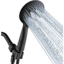 Soueurs brillantes 9 Parametres de pulverisation ponderee de douche a main levee Bronze a huile haute pression piste de douche a main avec tuyau