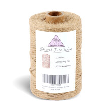 Handyman Crafts Natural Jute Twine Hemp Rope (1,5 mm/2mm/3mm/6mm) Hllbar strng fr Handmde Crafts Gardening Applications Home Gardening Cat Scr