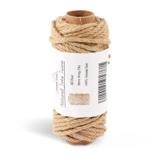 Handyman Crafts Natural Jute Twine Hemp Rope (1,5 mm/2mm/3mm/6mm) Hllbar strng fr Handmde Crafts Gardening Applications Home Gardening Cat Scr