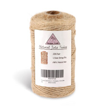 Handyman Crafts Natural Jute Twine Hemp Rope (1,5 mm/2mm/3mm/6mm) Hllbar strng fr Handmde Crafts Gardening Applications Home Gardening Cat Scr