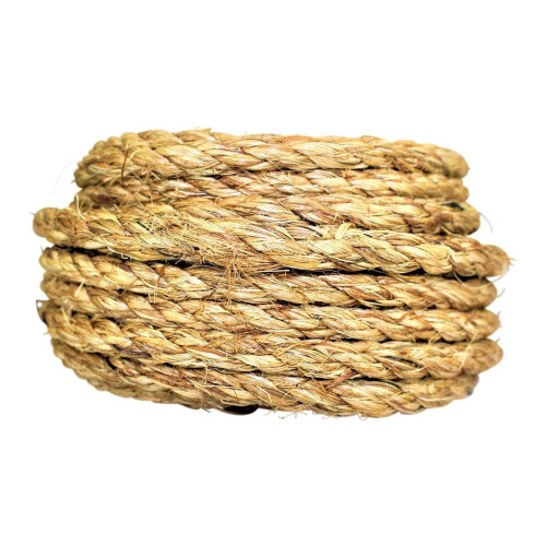 SGT KNOTS Twisted Manila Rope - Natural 3 Strand Fiber Hemp Rope for ...