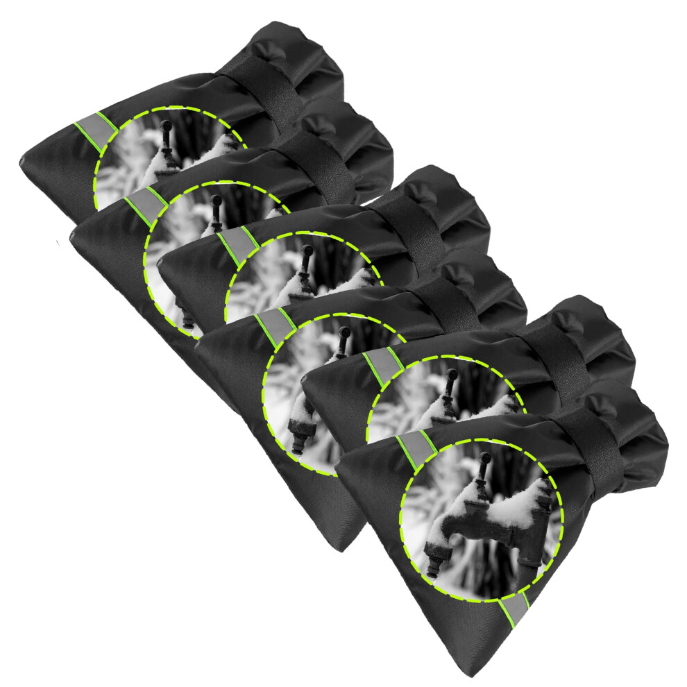 Copertura Per Rubinetto Da Esterno Per L'inverno, Pro 18 Cm Di Larghezza X 24,9 Cm Di Altezza, Confezione Da 6 Paia Di Calzini Per Copertura Per Rubinetto Dell'acqua Per L'inverno, Protezione Dal-image