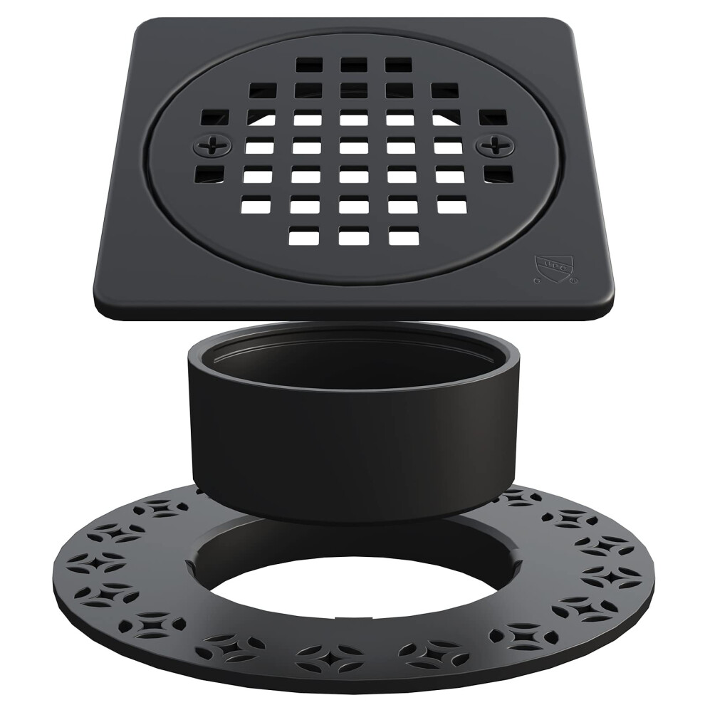 Yaseingoo 4 Drain Grate Kit Replacement Compatible With Schluter Kerdi-Drain Flange Removable Shower Floor Drain Kit With Sus 304 Stainless Steel G 717019274925