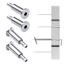 [Patent] Muzata 20Pack Onzichtbare Kabel Reling Kit voor 1/8" Kabel Relingsysteem Geüpgradede Hand Swage Spanner T316 RVS