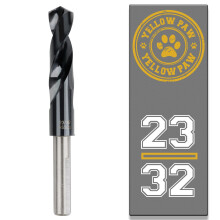 23/32 Inch Drill Bit for Metal - Industrial Grade M35 Cobalt Titanium Aluminum Nitrite - 23/32 Diameter & Total Length of 6 with Working Length of 3 E