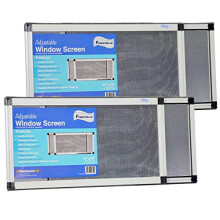 Fenestrelle Expandable Window Screen 2 Way Adjustable Horizontal (10 H x 19 - 36 W) or Convert to Vertical (19 H x 10 - 18 W) Perfect Replacement S