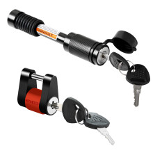 Metoware Keyed lika trailer Hitch-mottagarkopplare Lock Kit 58A dia 3-12A Lng trailer Hitch-lsmottagarens ls fr klass III IV-mottagare 14A Di