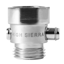 High Sierra Broanheads - Bruserhoved Pause & trykstyringsventil - Fast metal - Trykknapventil styrer let strømmen af ??vand eller lukker den for