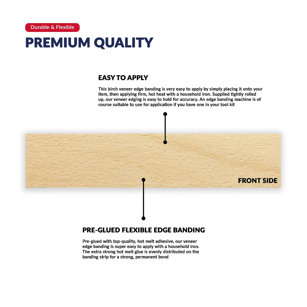 Birch Wood Veneer Edge Banding – 2
