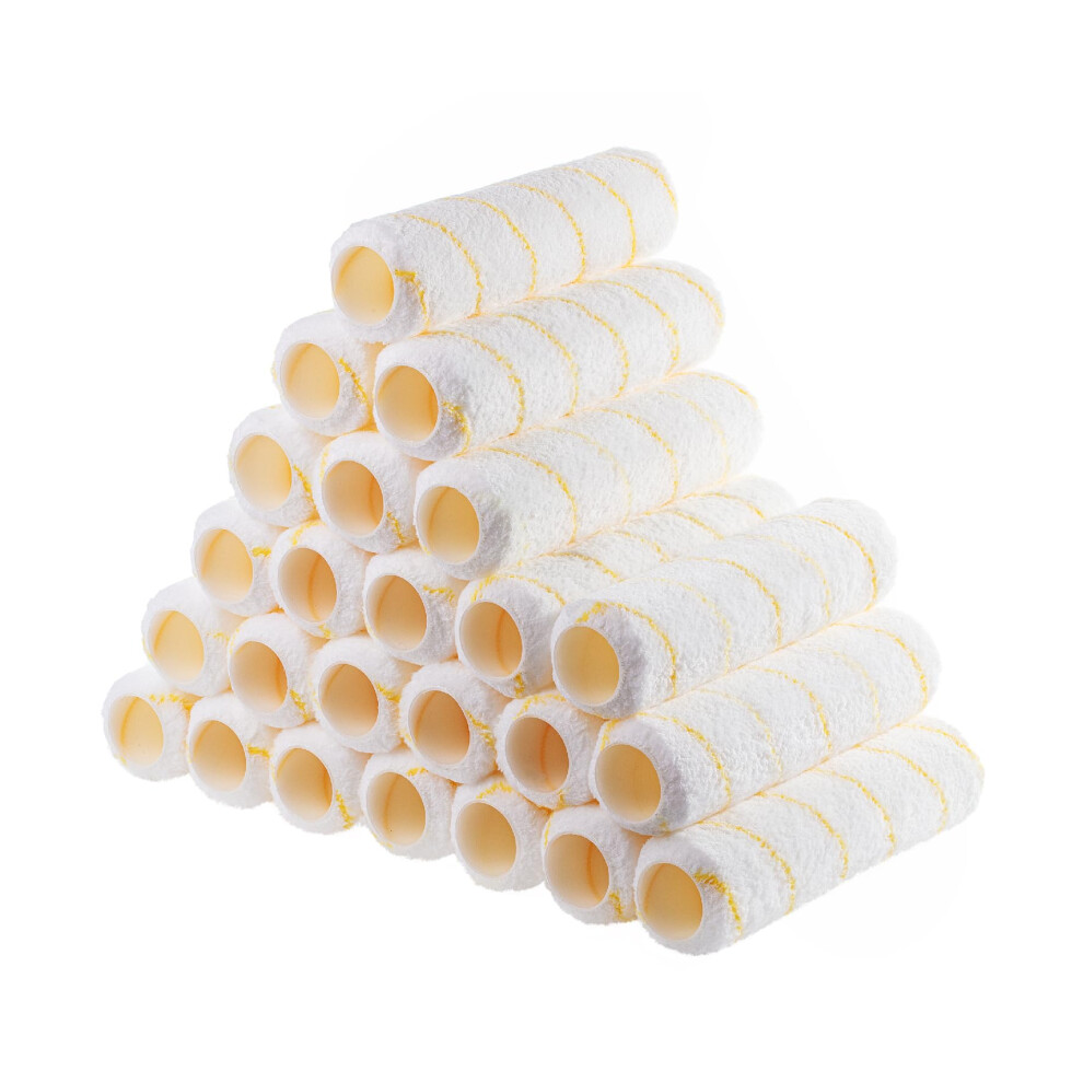 Bates- Paint Roller Covers 9 X 3/8 24 Pack Yellow Stripes Covers For Paint Rollers 9 Inch 9 Inch Paint Roller Covers Paint Roller Cover Paint R 810108769156
