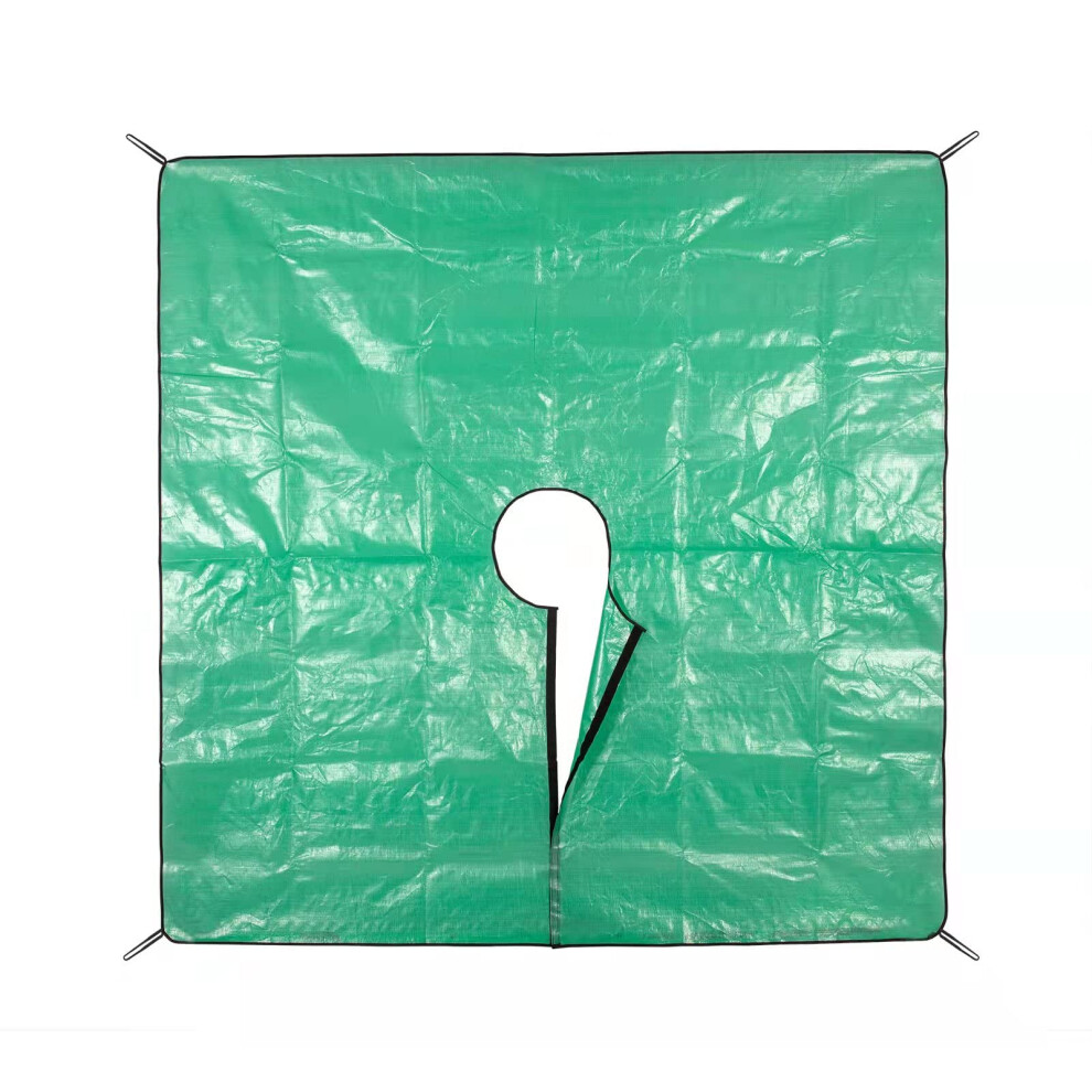 Lona Para Jardiner A, Lona Para Podar Arbustos, Recogedor De Arbustos, Lona De Poda De 78.7"" X 78.7"" Con Orificio. Las Cuatro Esquinas De La Lona-image