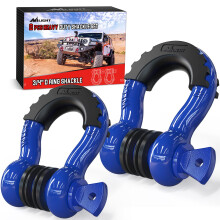 Nilight 2 Pack 3/4" D-Ring Shackle με 7/8" Βίδα 41.887lbs Αντοχή, Βαρύ Καθήκον Ανάκτηση Off Road