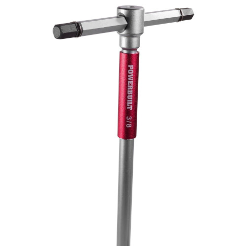 Powerbuilt 8 τεμάχια SAE T-Handle Hex Allen Κλειδί με Σπινθηριστές Ταχύτητας 1