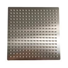 BESy 12 Inch Rain Shower Head 12"""" Square Rainfall & High Pressure Stainless Steel Bath Shower Head 1/16"""" Ultra Thin Waterfall Full Body Coverage