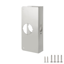 Nauubea Bround Bilm Plyta ze stali nierdzewnej pasuje do drzwi 1-3/8 """" 2-3/8 """" Blokada Blokw i drzwi zabezpieczajace drzwi/Zamek/Zatrzecanie/D