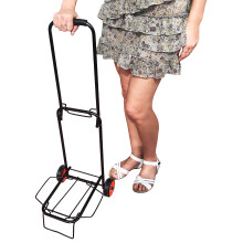 ISOP plegable Camin de mano 2 ruedas 40 lb | Cartero de compras de tranva de equipaje | Carro de dolly plegable porttil - plegable | Camin li