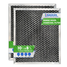 Afzuigkapfilter 10,5 x 8,75 inch Past op 41F 97007696 Broan Afzuigkapfilter Vervanging voor kanaalloze afzuigkapventilatiefilter - Houtskoolvetcombo