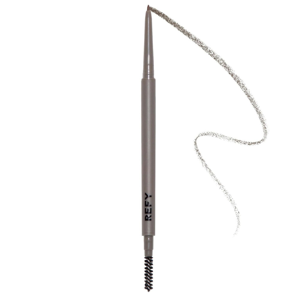 Refy Medium Brow Pencil | Brown Eyebrow Pencil | Ultra Fine Brow Pencil Tip | Buildable Eyebrow Pencil | Brown Definition - Image 3
