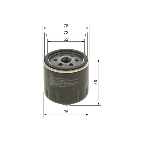 Bosch Bosch P3318 - Oil Filter Car 1