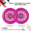 Roue de lotus de 110 mm x 24 mm (rose) 4