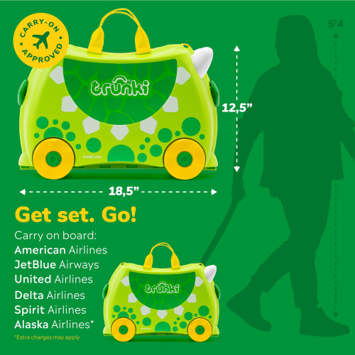 Trunki Trunki Boys, Trunkisauras Rex (Green) 1