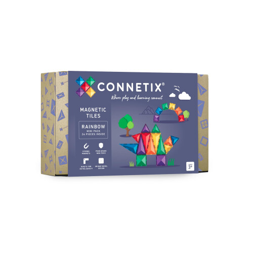 Connetix arc-en-ciel mini pack 24 pices
