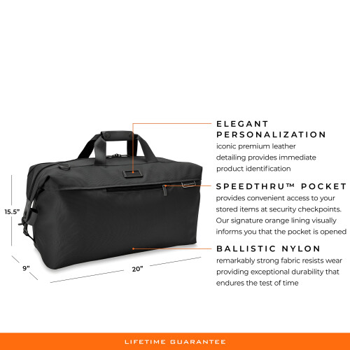 Briggs & Riley Weekender Duffle Black 1
