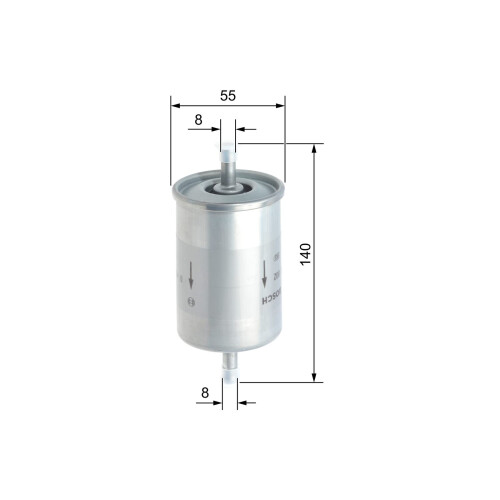 Bosch Bosch Automotive F5002 Benzinfilter Auto 1