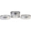 Burgtec Vorbau-Abstandshalter-Set, Silber, 4er-Set 1